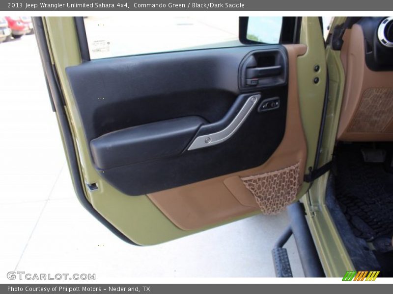 Commando Green / Black/Dark Saddle 2013 Jeep Wrangler Unlimited Sahara 4x4