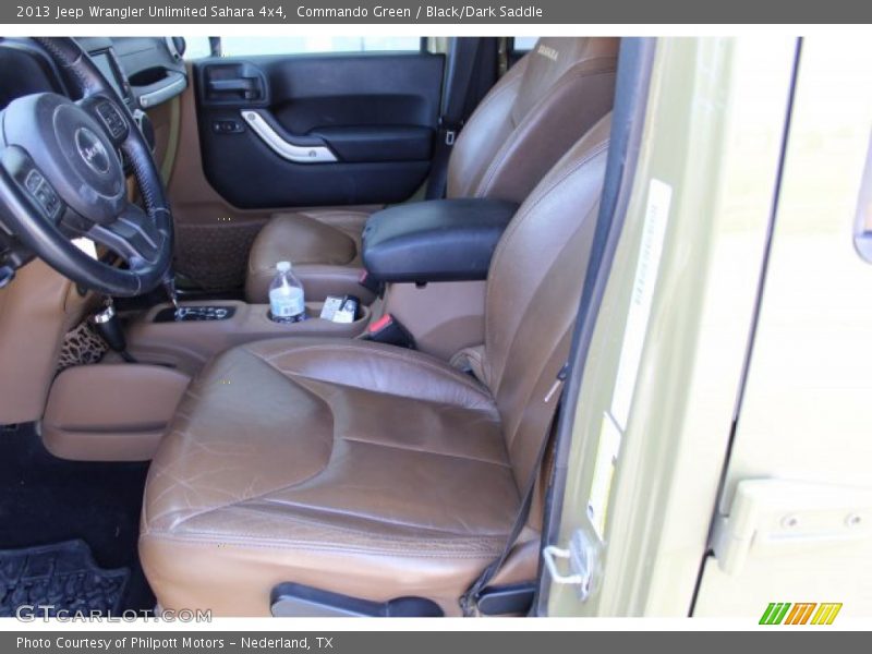 Commando Green / Black/Dark Saddle 2013 Jeep Wrangler Unlimited Sahara 4x4