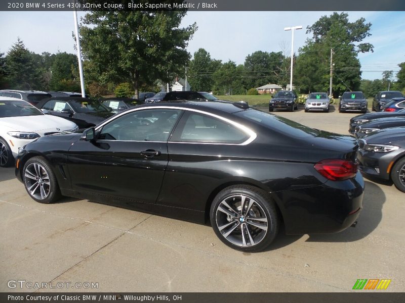 Black Sapphire Metallic / Black 2020 BMW 4 Series 430i xDrive Coupe