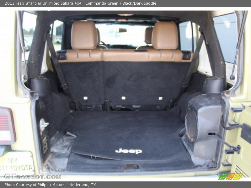 Commando Green / Black/Dark Saddle 2013 Jeep Wrangler Unlimited Sahara 4x4