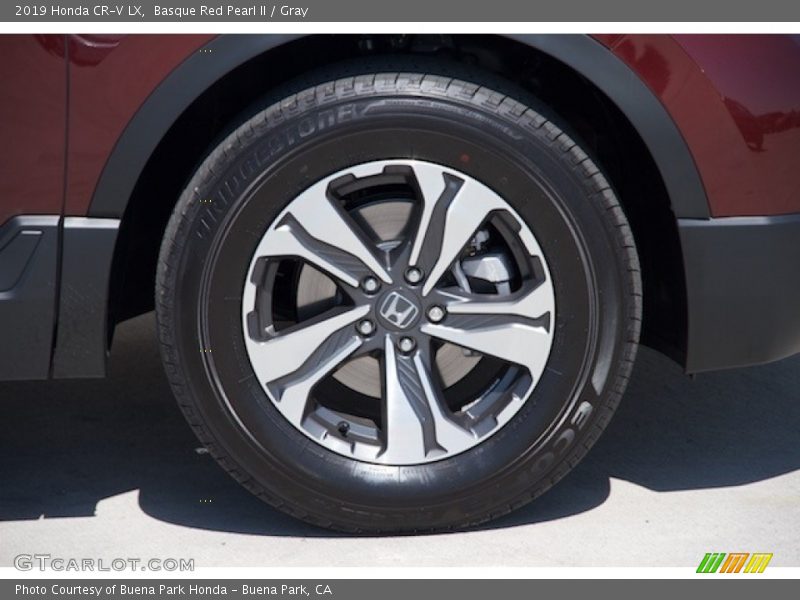 Basque Red Pearl II / Gray 2019 Honda CR-V LX