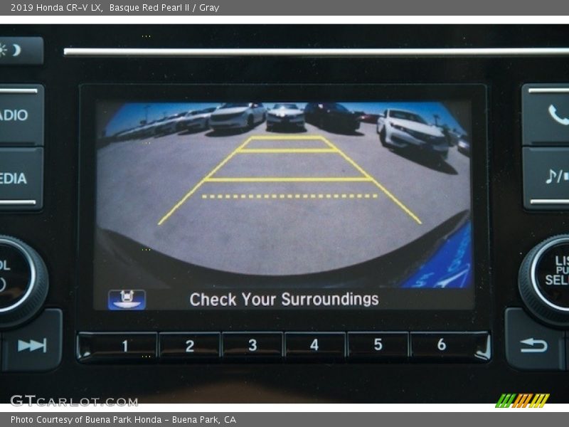 Basque Red Pearl II / Gray 2019 Honda CR-V LX