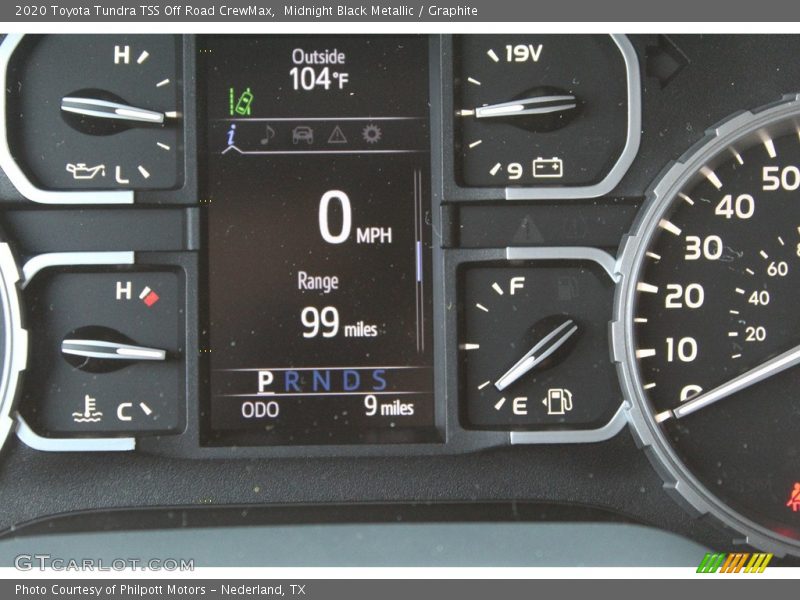  2020 Tundra TSS Off Road CrewMax TSS Off Road CrewMax Gauges