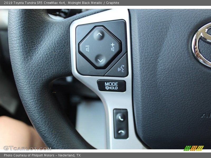 Midnight Black Metallic / Graphite 2019 Toyota Tundra SR5 CrewMax 4x4