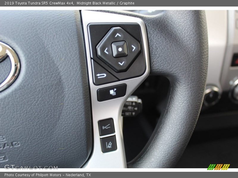 Midnight Black Metallic / Graphite 2019 Toyota Tundra SR5 CrewMax 4x4