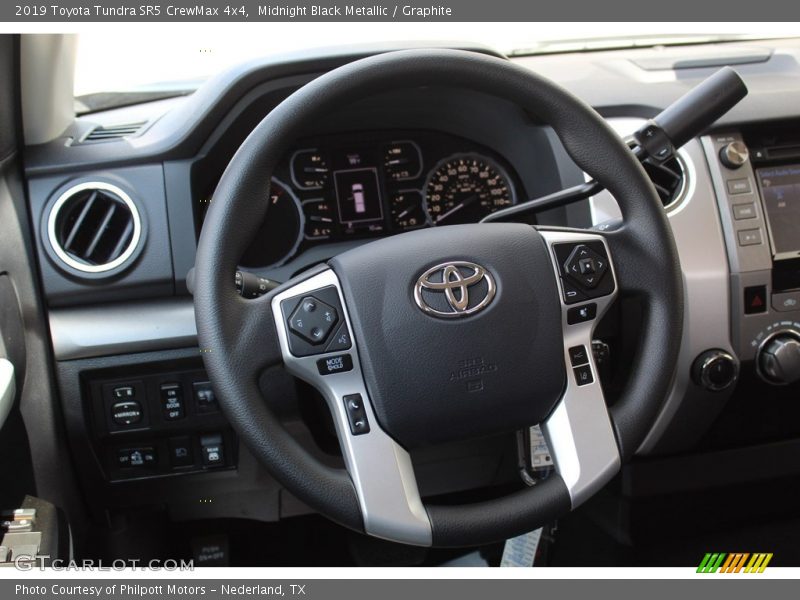 Midnight Black Metallic / Graphite 2019 Toyota Tundra SR5 CrewMax 4x4