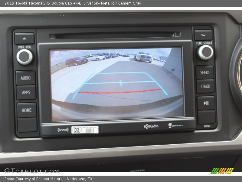 Silver Sky Metallic / Cement Gray 2019 Toyota Tacoma SR5 Double Cab 4x4