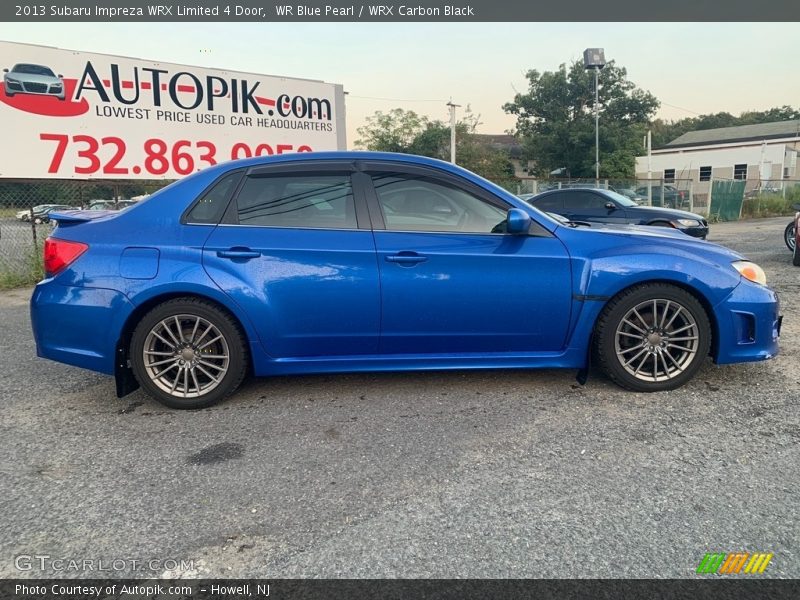 WR Blue Pearl / WRX Carbon Black 2013 Subaru Impreza WRX Limited 4 Door
