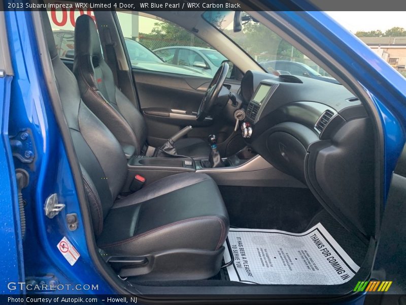 WR Blue Pearl / WRX Carbon Black 2013 Subaru Impreza WRX Limited 4 Door