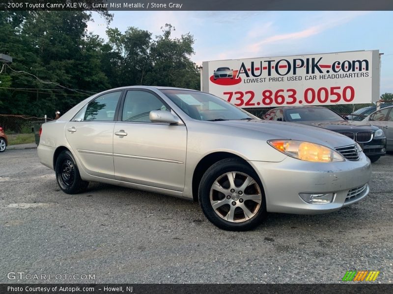 Lunar Mist Metallic / Stone Gray 2006 Toyota Camry XLE V6