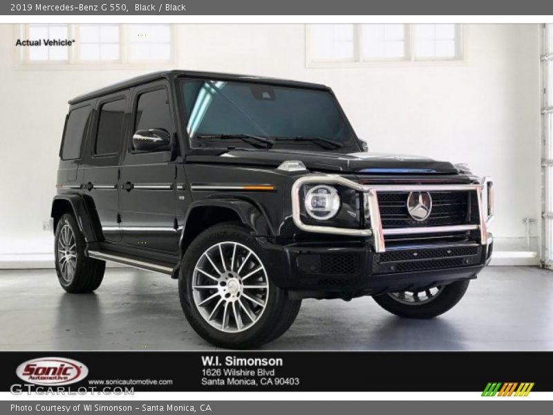 Black / Black 2019 Mercedes-Benz G 550