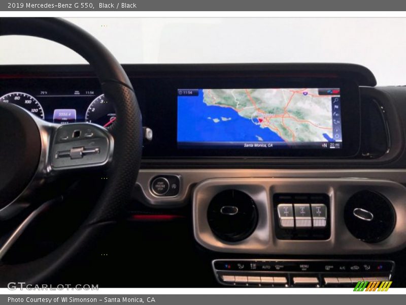Navigation of 2019 G 550