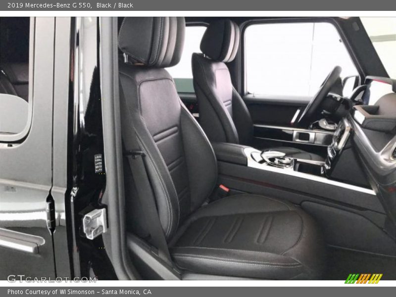 Front Seat of 2019 G 550