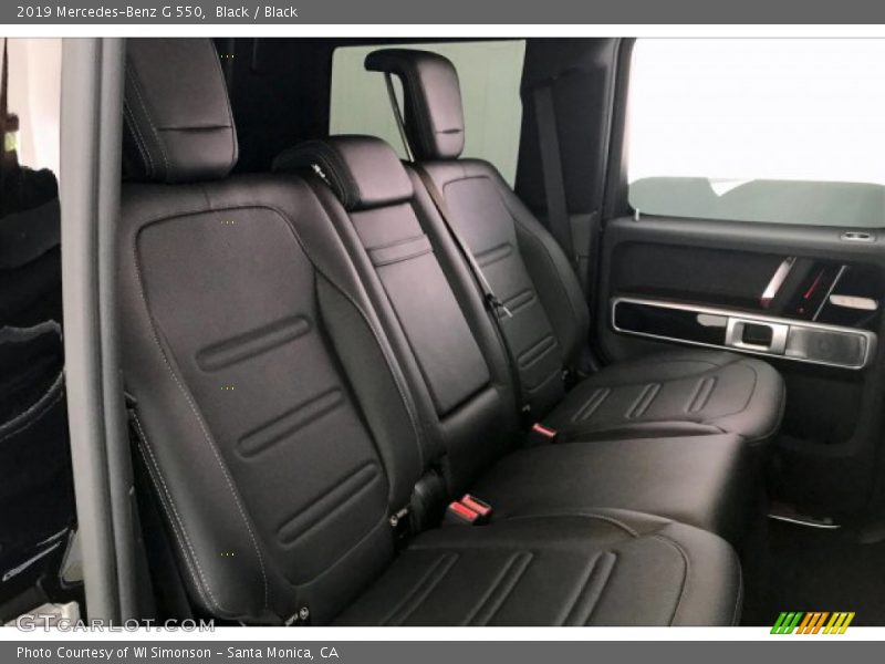 Rear Seat of 2019 G 550
