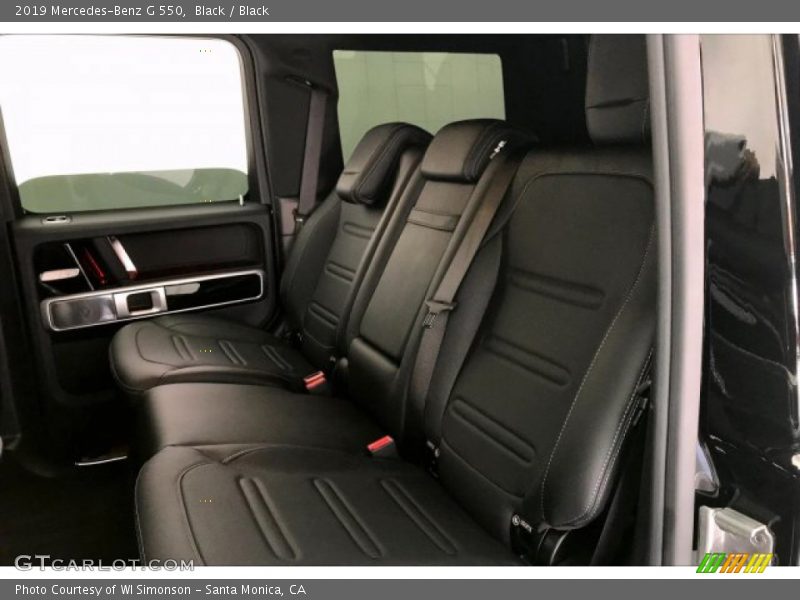 Rear Seat of 2019 G 550