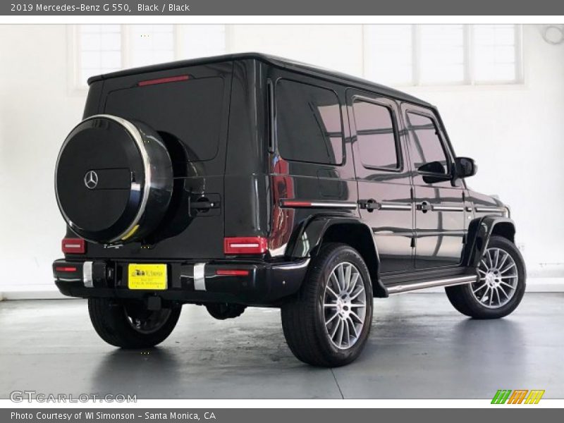 Black / Black 2019 Mercedes-Benz G 550