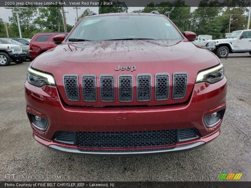 Velvet Red Pearl / Black 2020 Jeep Cherokee Limited 4x4