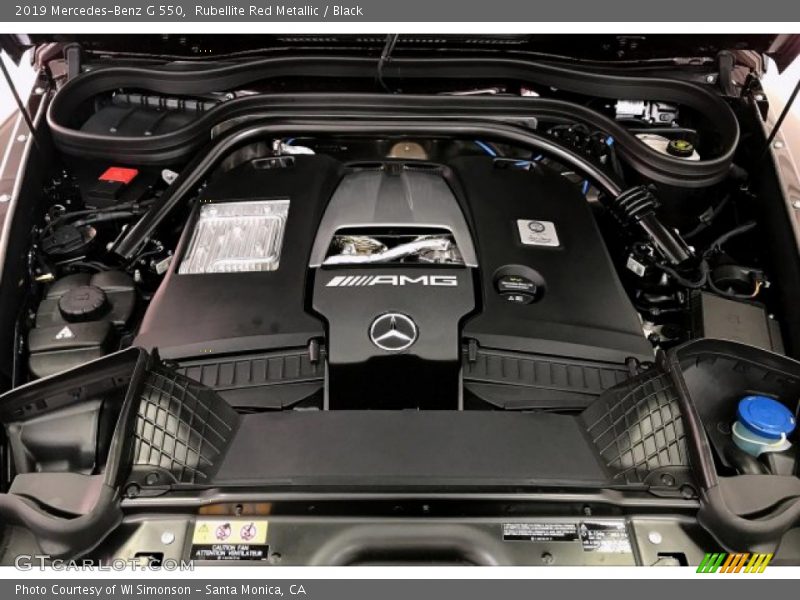  2019 G 550 Engine - 4.0 Liter biturbo DOHC 32-Valve VVT V8