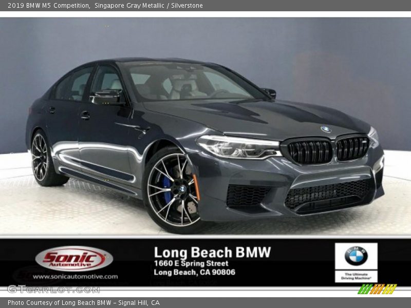 Singapore Gray Metallic / Silverstone 2019 BMW M5 Competition