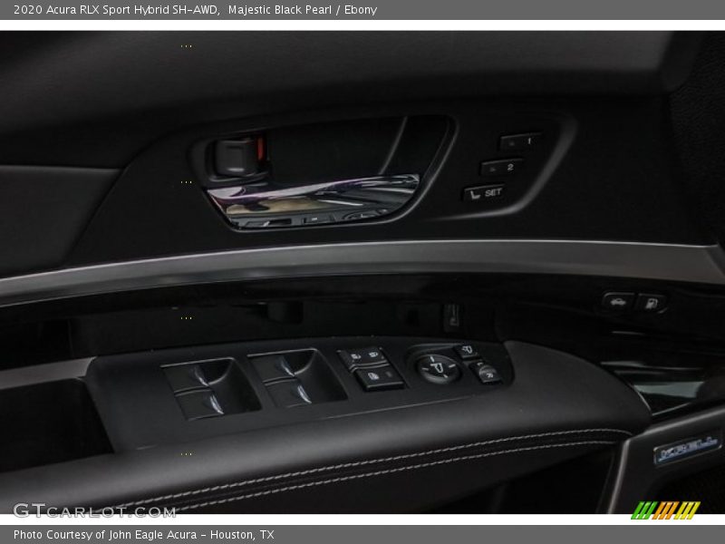 Majestic Black Pearl / Ebony 2020 Acura RLX Sport Hybrid SH-AWD