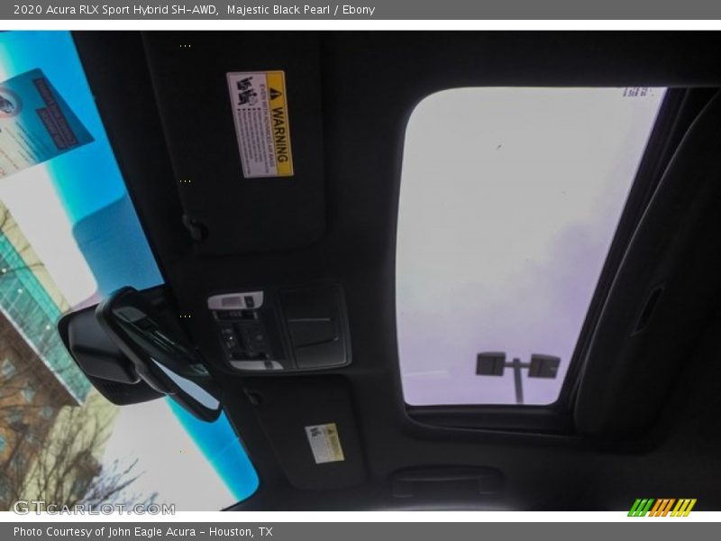 Majestic Black Pearl / Ebony 2020 Acura RLX Sport Hybrid SH-AWD