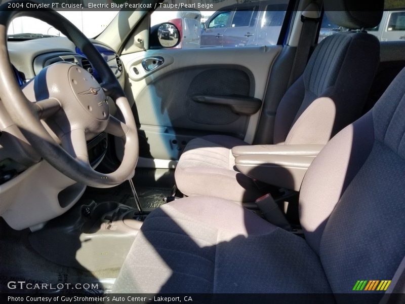 Electric Blue Pearlcoat / Taupe/Pearl Beige 2004 Chrysler PT Cruiser