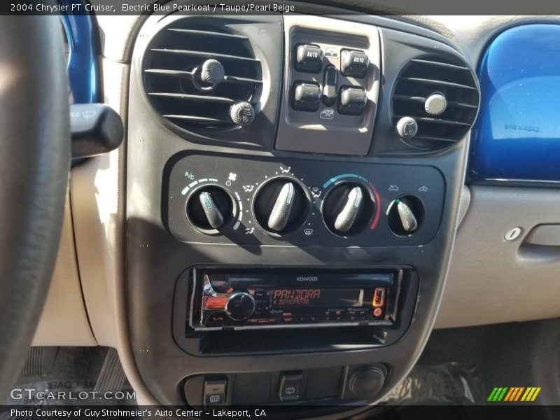 Electric Blue Pearlcoat / Taupe/Pearl Beige 2004 Chrysler PT Cruiser