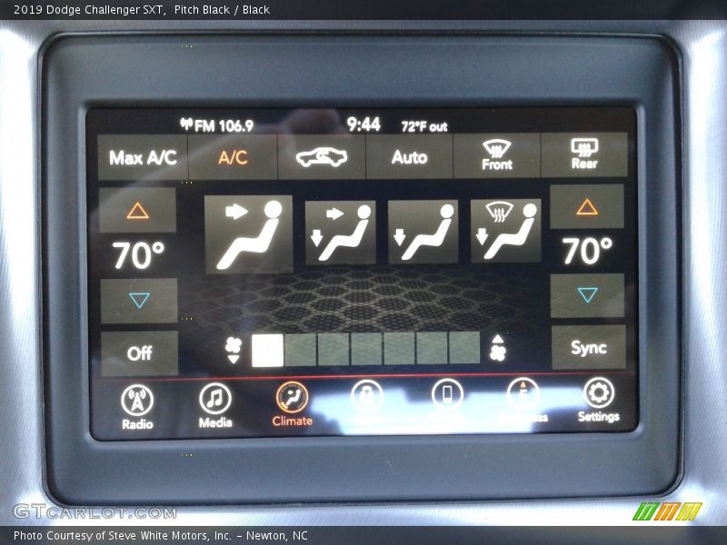 Pitch Black / Black 2019 Dodge Challenger SXT