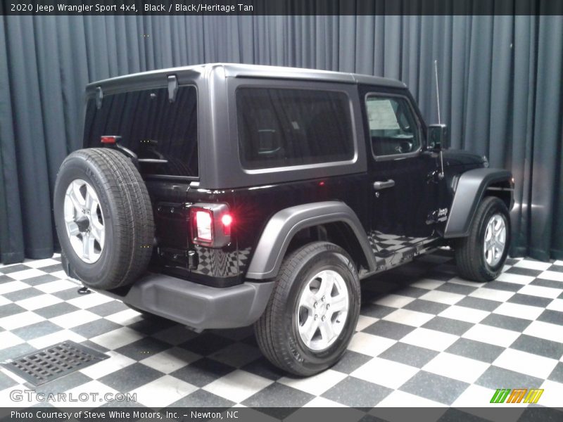 Black / Black/Heritage Tan 2020 Jeep Wrangler Sport 4x4