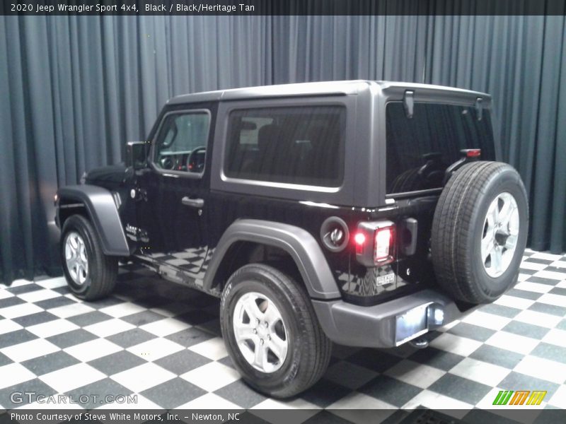 Black / Black/Heritage Tan 2020 Jeep Wrangler Sport 4x4