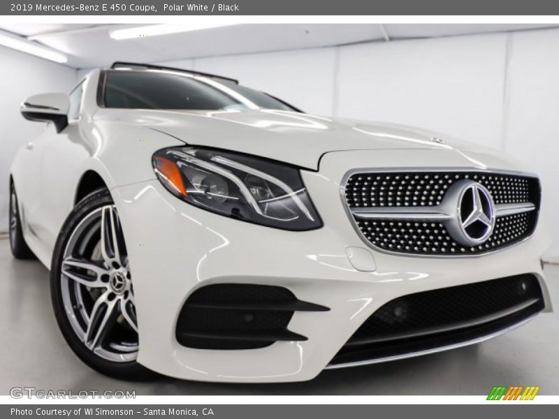 Polar White / Black 2019 Mercedes-Benz E 450 Coupe