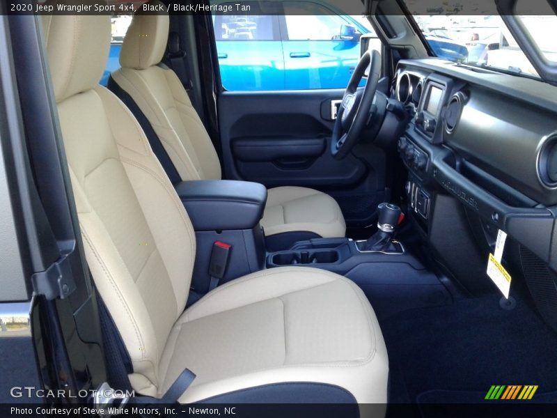  2020 Wrangler Sport 4x4 Black/Heritage Tan Interior