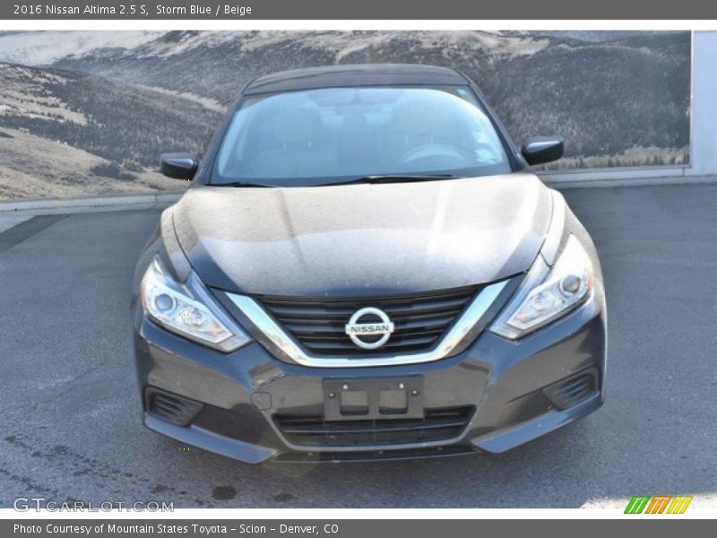 Storm Blue / Beige 2016 Nissan Altima 2.5 S