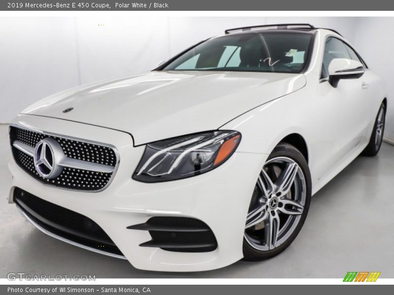 Polar White / Black 2019 Mercedes-Benz E 450 Coupe