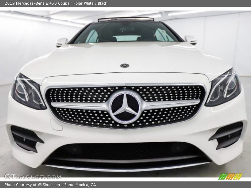 Polar White / Black 2019 Mercedes-Benz E 450 Coupe