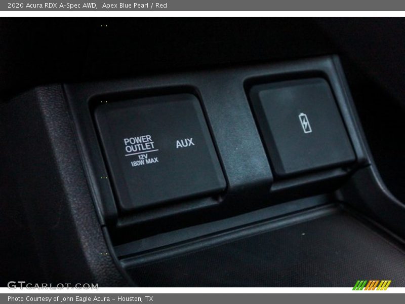 Apex Blue Pearl / Red 2020 Acura RDX A-Spec AWD