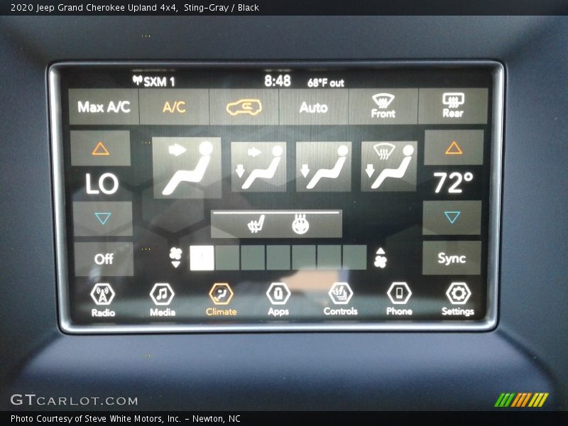 Sting-Gray / Black 2020 Jeep Grand Cherokee Upland 4x4