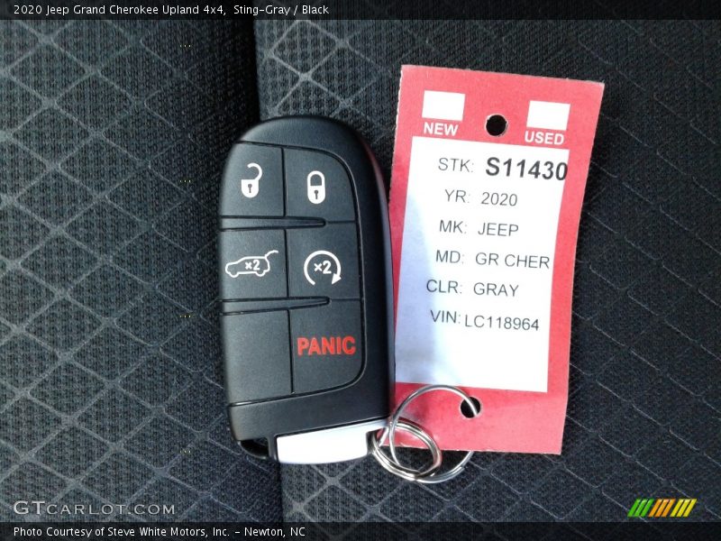 Sting-Gray / Black 2020 Jeep Grand Cherokee Upland 4x4