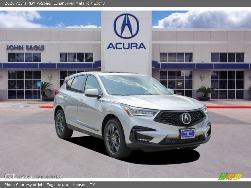 Lunar Silver Metallic / Ebony 2020 Acura RDX A-Spec