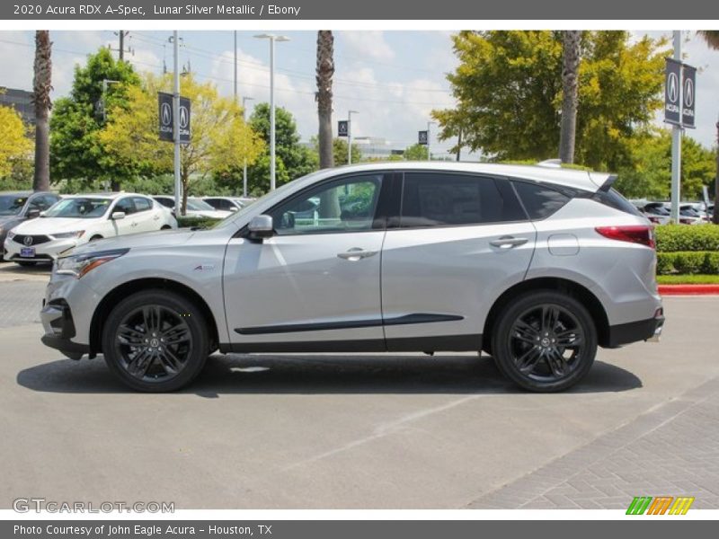 Lunar Silver Metallic / Ebony 2020 Acura RDX A-Spec