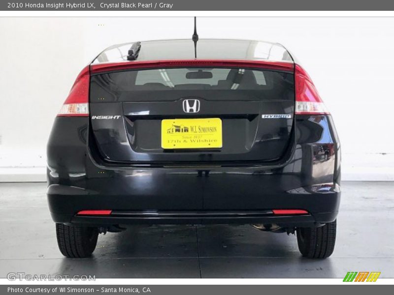 Crystal Black Pearl / Gray 2010 Honda Insight Hybrid LX