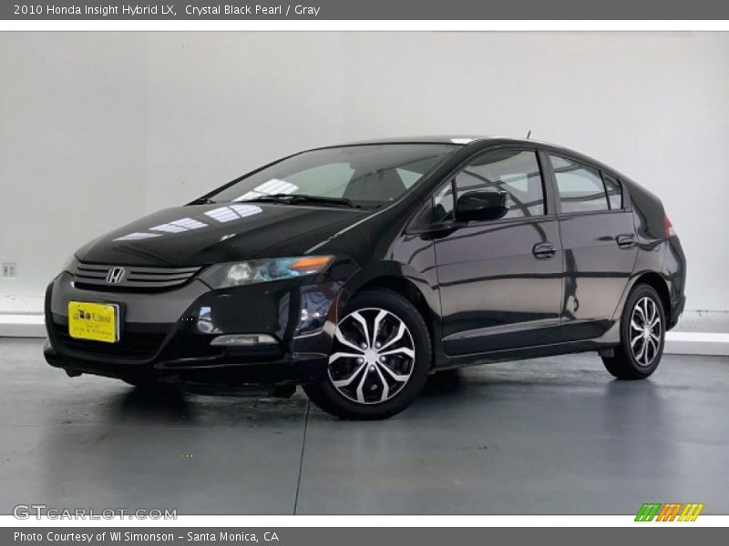 Crystal Black Pearl / Gray 2010 Honda Insight Hybrid LX