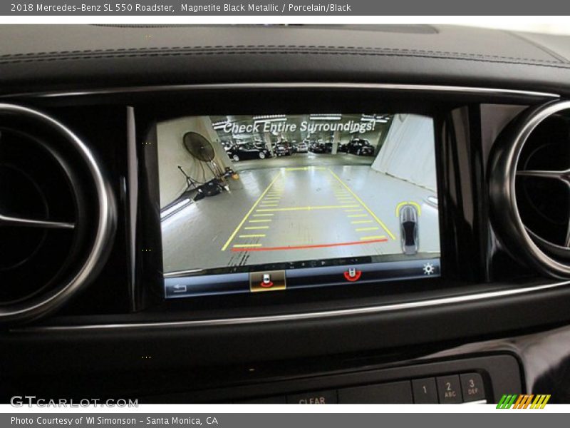 Magnetite Black Metallic / Porcelain/Black 2018 Mercedes-Benz SL 550 Roadster