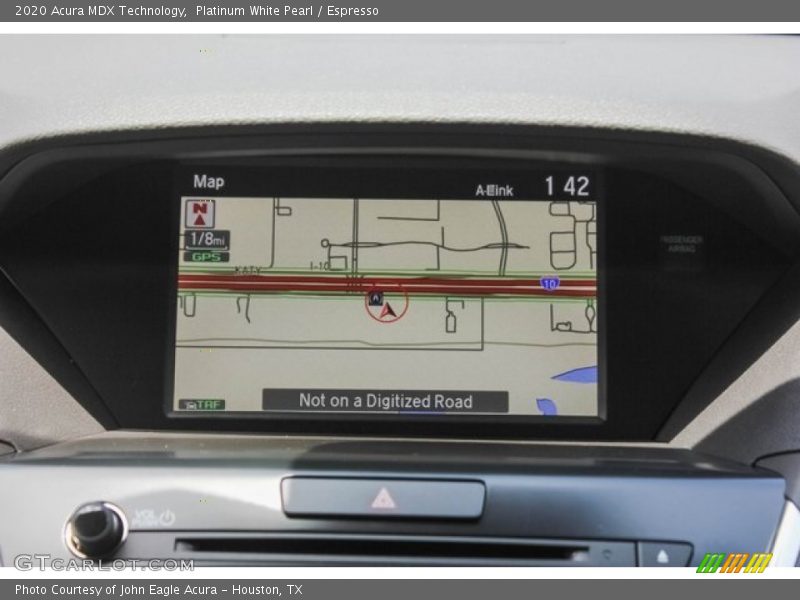 Platinum White Pearl / Espresso 2020 Acura MDX Technology