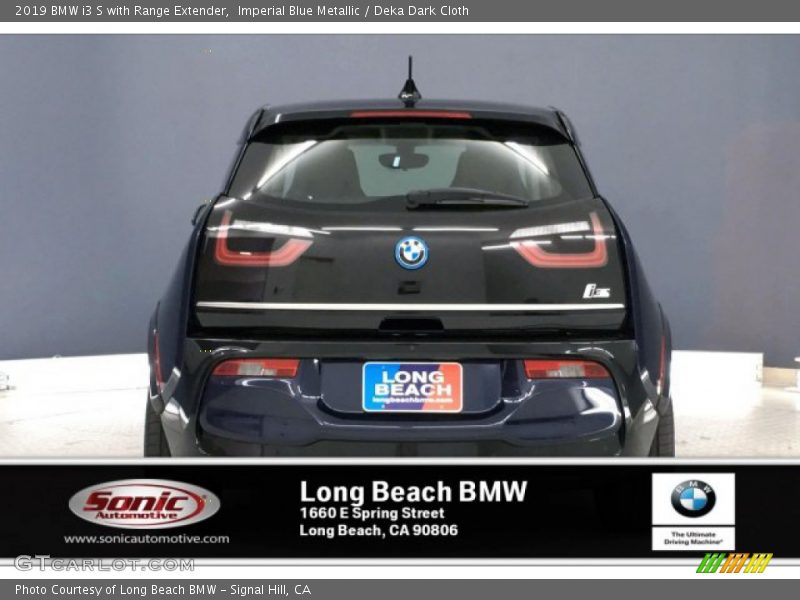 Imperial Blue Metallic / Deka Dark Cloth 2019 BMW i3 S with Range Extender
