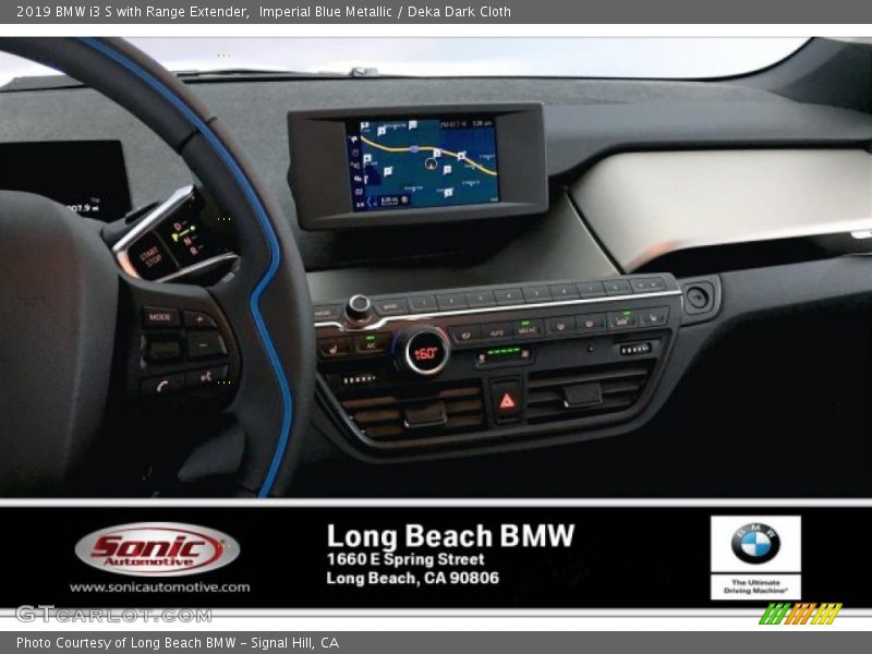 Imperial Blue Metallic / Deka Dark Cloth 2019 BMW i3 S with Range Extender