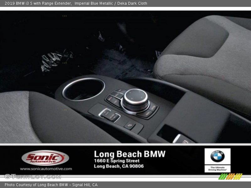 Imperial Blue Metallic / Deka Dark Cloth 2019 BMW i3 S with Range Extender