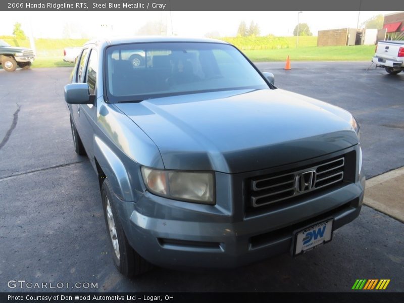 Steel Blue Metallic / Gray 2006 Honda Ridgeline RTS