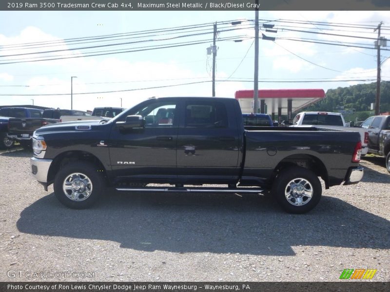 Maximum Steel Metallic / Black/Diesel Gray 2019 Ram 3500 Tradesman Crew Cab 4x4