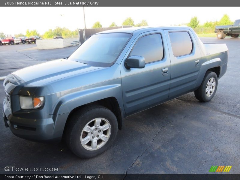 Steel Blue Metallic / Gray 2006 Honda Ridgeline RTS